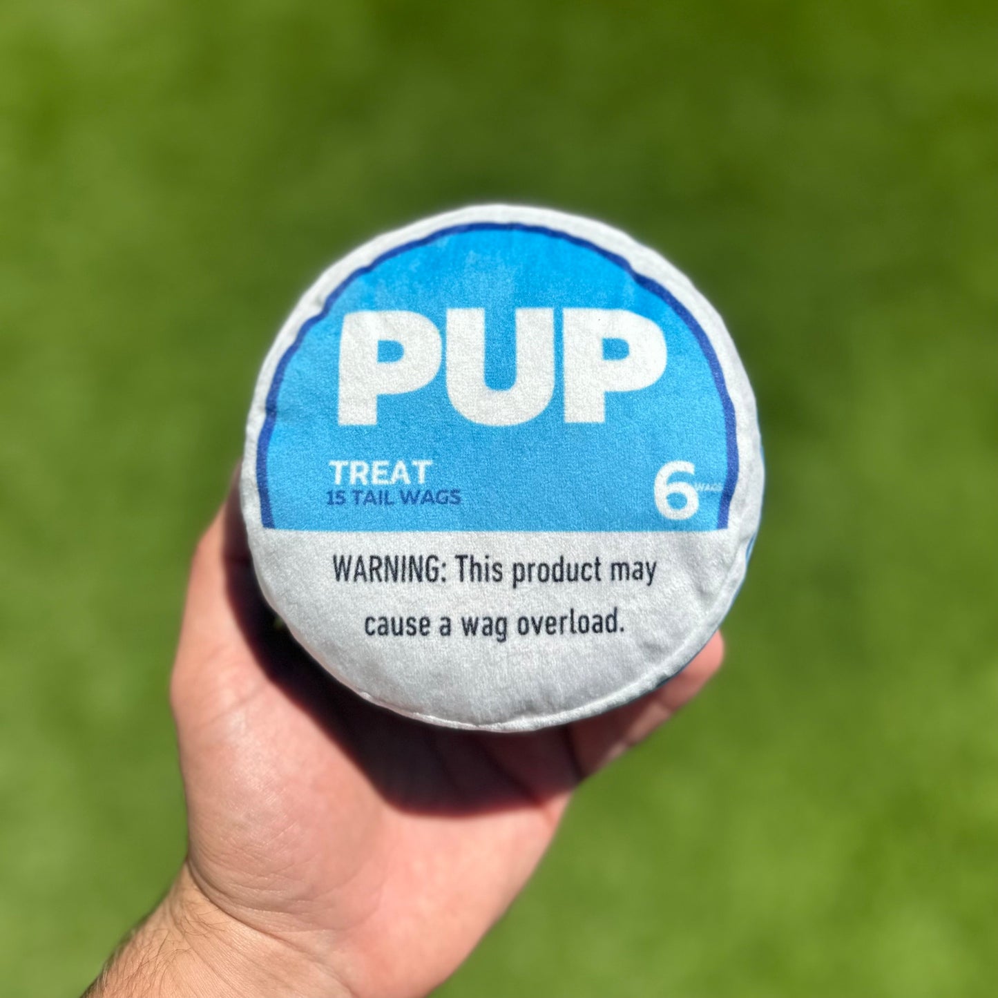 Dog Toy that looks like a ZYN tin