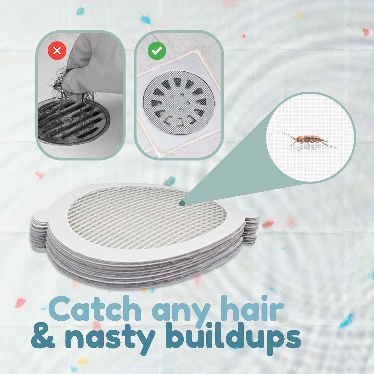Disposable Shower Drain Stickers™