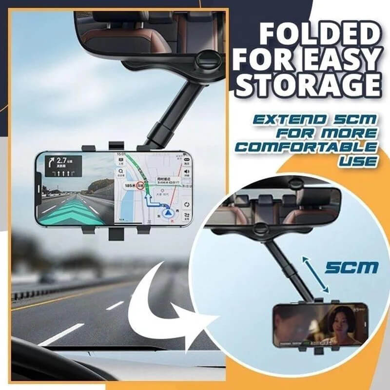 Rotatable & Retractable Car Phone Holder™